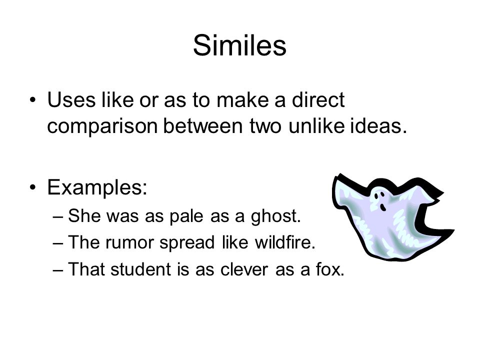 Ghosts speech example
